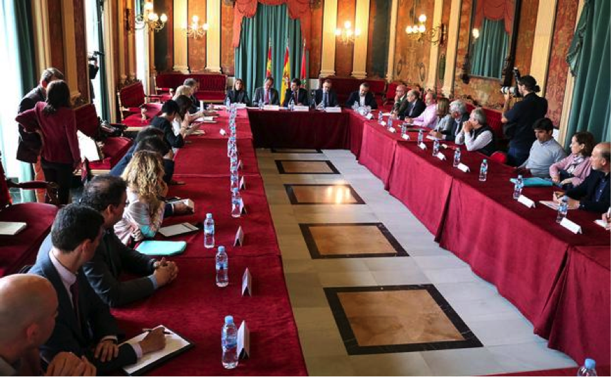USOCyL's tweet photo. USO-Burgos, asistió el 7 de mayo al Consejo de Dirección abierto, que se celebró en #Burgos bajo la presidencia del #ConsejerodeEmpleo, Carlos Fernández Carriedo. @USOConfe @USOCyL https://t.co/Br7W6xCP4d