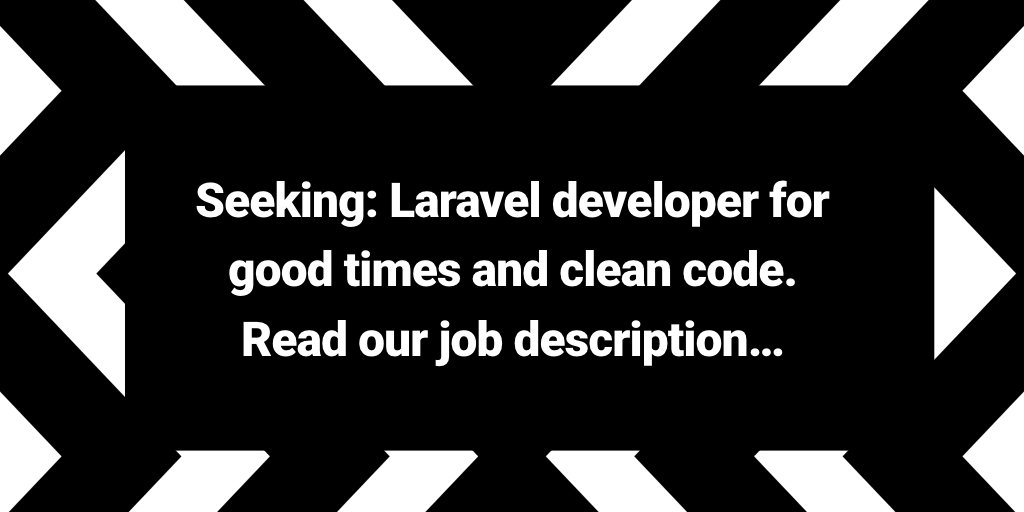 We're on the lookout for a talented #Laravel #PHP #developer - is that you? if so, have a read of our job description - also welcoming freelancers methodandclass.com/php-developer