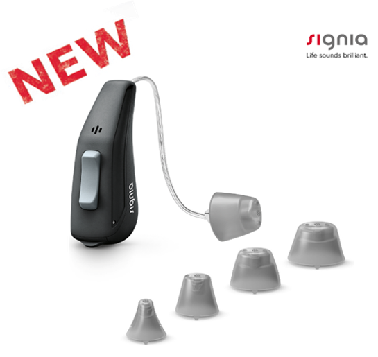 SigniaHearingUK's tweet photo. Have you seen our new #clicksleeves 2.0? For use on #instantfit and #RIC products - they offer; a new XS-size (vented & closed), a new “Smokey Grey” colour…and thanks to #turnprotection & #sideindication - better usability & wearing comfort! https://t.co/j0TD3U5ewa