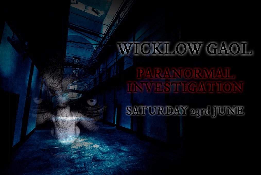 Would you send the night with us in one of Ireland’s most haunted locations??? Sat June 23rd at Wicklow Gaol. Tickets €55pp <a href="/wicklowjail/">Wicklow Gaol</a> <a href="/pararesearchIRL/">Para Researchers IRL</a> #paranormal #wicklowgaol #wickow #haubtedjail #hauntedireland #haunted #parnanormalinvestigation