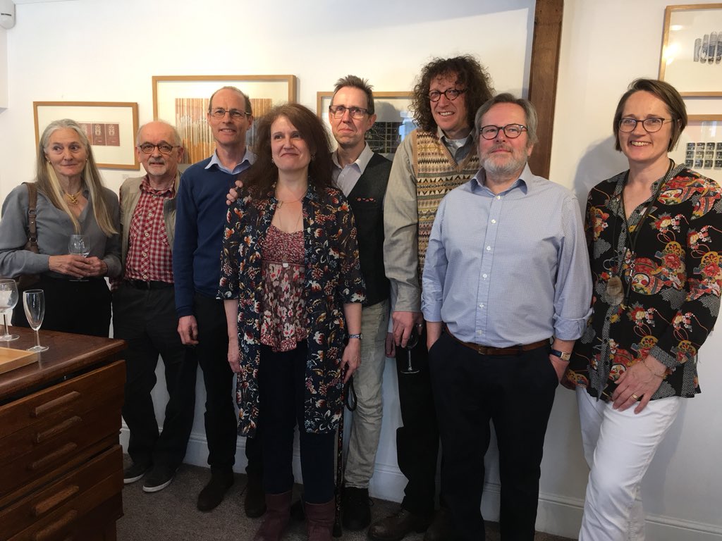 It was great to see all six of the artists in our current show in the gallery this past Saturday for its opening. Peter S Smith (<a href="/stanandgladys/">stanandgladys</a>), Edwina Ellis (@edwinaprints), Anne Desmet RA, Roy Willingham (@porcovolente), Neil Bousfield (<a href="/inkyfngerspress/">Neil Bousfield</a>) and Peter Lawrence.