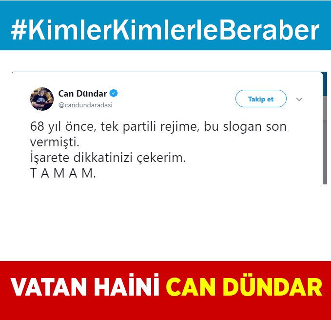Yıkım ittifakının partileri, terör örgütleri, Pkk’lısı Fetöcüsü hepsi bir araya gelmişse bize saldırıyorsa bizim yolum doğrudur. #KimlerKimlerleBeraber