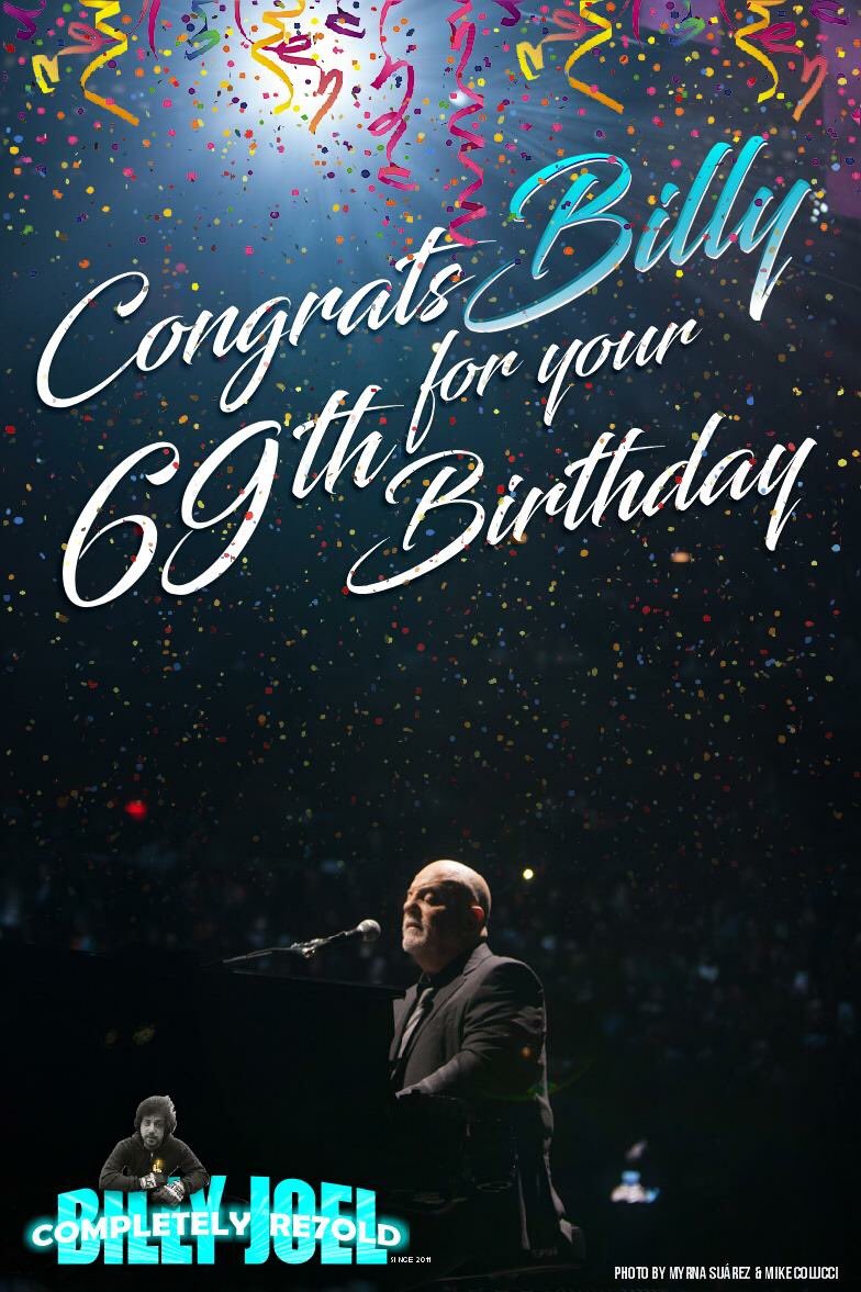 Happy birthday to the one and only Billy Joel. 
