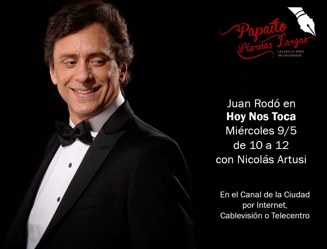 Hoy!! Por el canal de la ciudad!
#papaitopiernaslargas #estreno 12 de Mayo
#entradas tuentrada.com
<a href="/JuanRodoOficial/">Juan Rodo</a> @angiediazcolodrero <a href="/janinalevin1/">janilevin</a> @strafematias <a href="/santiagorossook/">Santiago Rosso</a> <a href="/julikalik/">Julieta Kalik</a> @danaolivieri1