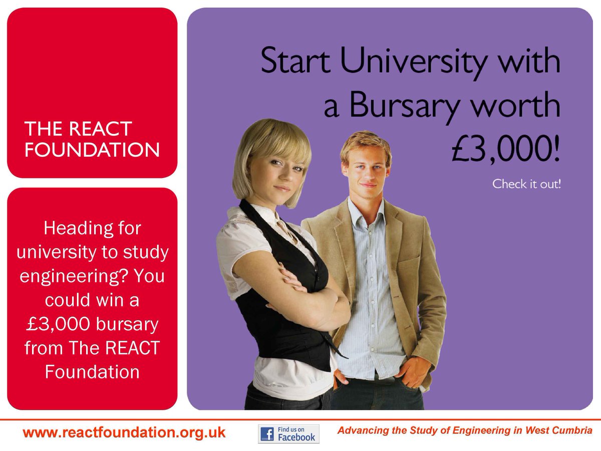 REACTFoundation's tweet image. It's our Awards Promise Evening tonight @TheBeaconMuseum @HarbourBistro - Have you been shortlisted for a #REACTFoundation Award? We look forward to seeing our #brightyoungcumbrians at the event. #STEM #university #Cumbria #Copeland #allerdale