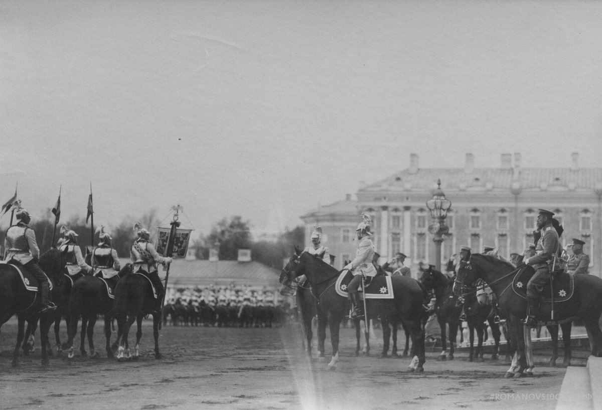 Romanovs100's tweet photo. It is May 9 and Russia is celebrating Victory Day with huge military parades. This tradition is a long one in Russia, and @NicholasII_1917 was an enthusiastic drill advocate #Romanovs100 

Watch the video: https://t.co/2MxnQiaYyl https://t.co/KeK1ayQLjz