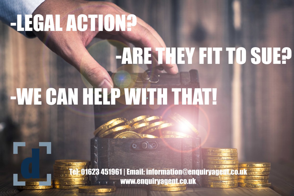 EnquiryAgent's tweet photo. Are you looking to tale legal action against an individual or a business? If so, Information is vital…. Particularly before legal action is taken. Let our dedicated desk researchers assist you make the CORRECT decision - Reports from £175.00 https://t.co/sxBEs3Ly0w https://t.co/xcot3lfXur
