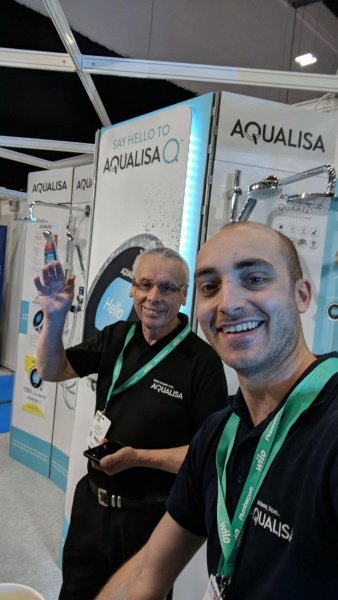 AqualisaShowers's tweet photo. We're having a great time at @Installer_Show! Head over to stand D60 to find out about our latest showering solutions! #Installer2018 https://t.co/BZIOD32Ml6