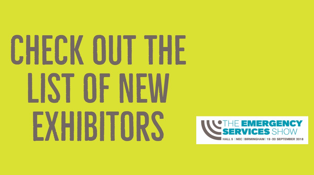 Check out the companies that you can see at #ESS2018 for the first time this year! #newkit #newsuppliers #welcome
 
Free visitor entry online!
bit.ly/newess8