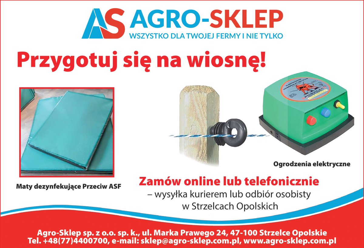 AgroSklep's tweet photo. Przygotuj się razem z nami :) #agrosklepspzoo #wspieranie #agroway #elektryzator https://t.co/Wy4BXoqWVA