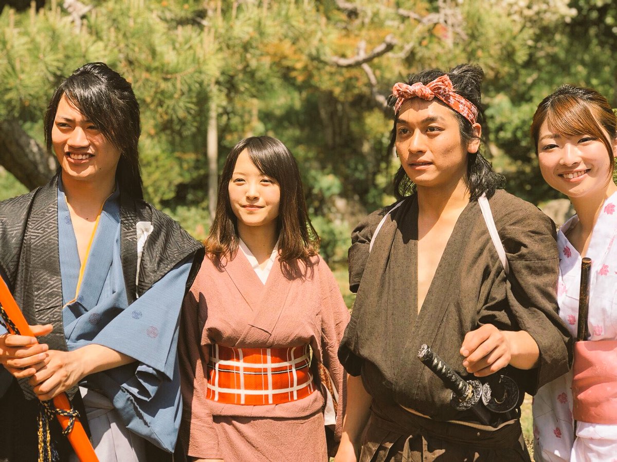 公式 ゴミ拾い侍 一世一代時代組 今日は寒いなぁ Gwの暖かい天気が懐かしいなぁ お通さん 朱美さんを見て癒されよう お通 朱美 宮本武蔵 佐々木小次郎