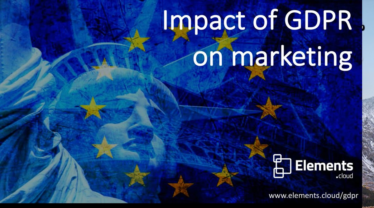 iangotts's tweet photo. #GDPR impact on #marketing departments.  25min video covering
- overview of GDPR
- marketing new realities
- reinvented email marketing
- 3 marketing mistakes

https://t.co/iwAa1JHQ9b https://t.co/FIFOEu8RWM