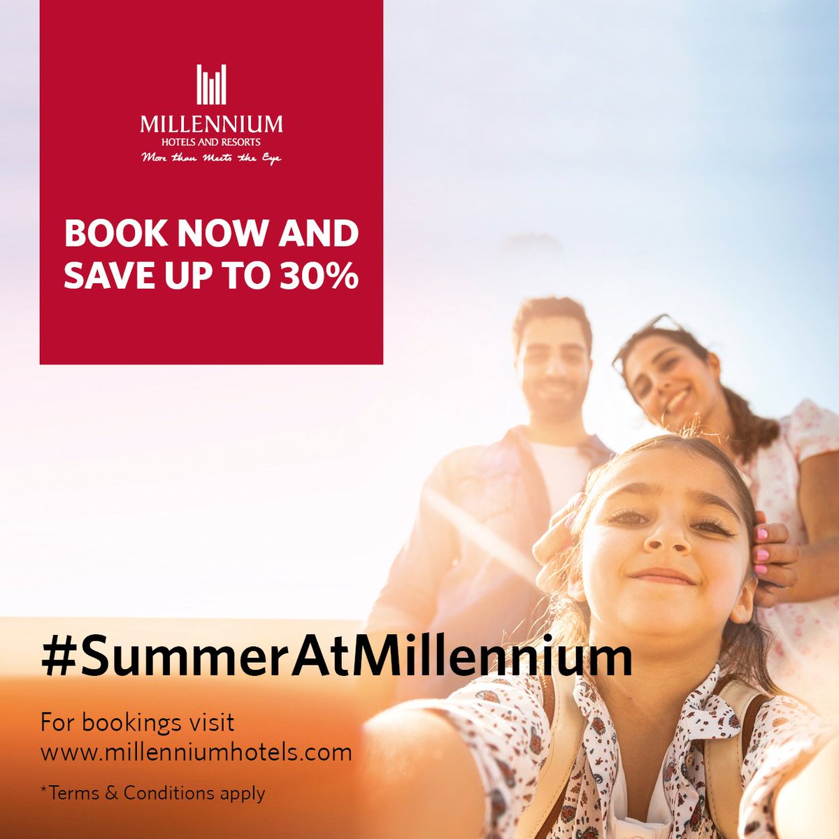 Looking for the perfect summer stay? Look no further! #GrandMilleniumDubai is there for you.  Book now and save up to 30% off your stay! For bookings and more info. Visit milleniumhotels.com now for your #SummerAtMillenium! Where its more than meets the eye ☀#MillenniumMEA
