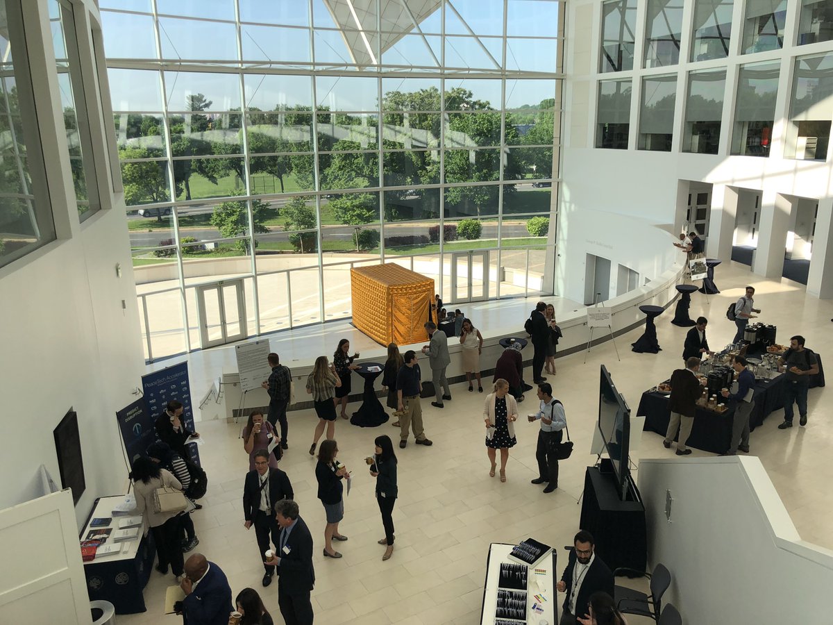 SharedStudios's tweet photo. How can new tech. be applied to peacebuilding? Entrepreneurs, coders and tech. artists around the world met through the #PeaceTechPortal to discuss at @PeaceTechLab's #PeaceTechSummit18. Thank you to everyone who joined us! https://t.co/uWrsHkhFCf
