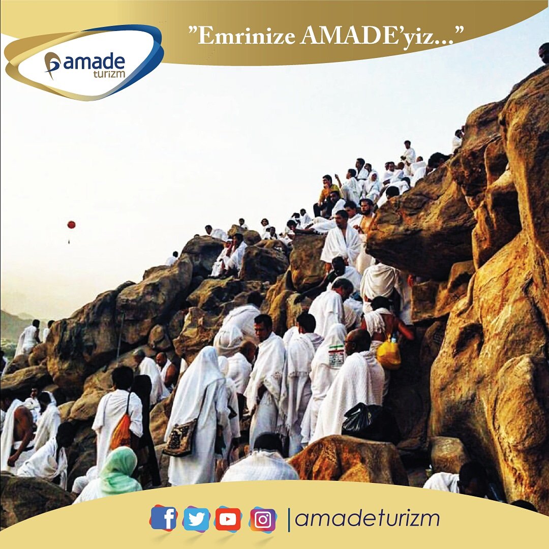 Arafat'a çıkıp hacı olmayı nasip eyle Allah'ım
#amadeturizm