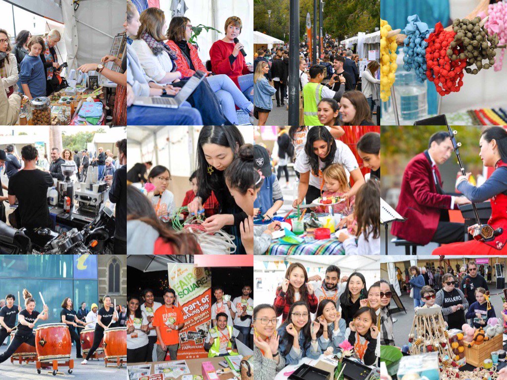 MoralFairground's tweet photo. It's over, but we are still feeling excited about #fairatsquare festival on the weekend, what an epic day, we had a ball and a big thanks to all our major supporters @cityofmelbourne @FedSquare @citywestwater @LUSH_AusNZ @dimasearch https://t.co/gb9Vd6bbr1