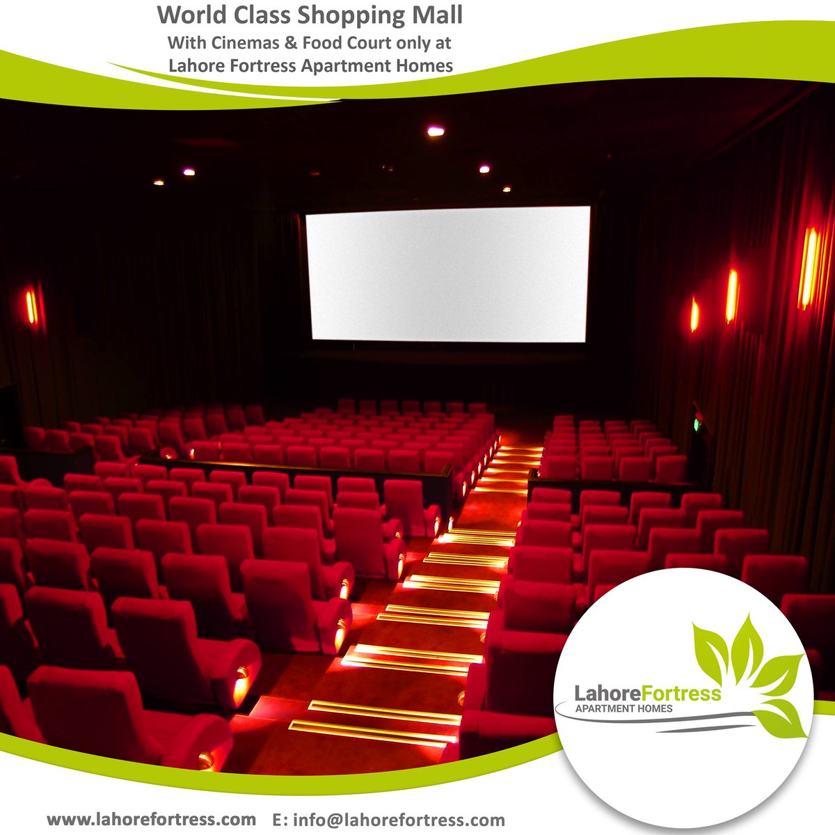 Lahore_Fortress's tweet image. Everybody loves to watch the Movies, To live up to the Expectations of Modern-day Apartment Residents, Lahore Fortress Offers Cinema fully Equipped with latest Projectors and Entertaining facilities.
#Minitheater #Luxuryapartments 
More Info Visit Our, lahorefortress.com