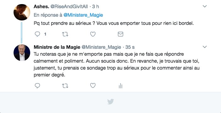 Ministere_Magie's tweet photo. MDR. Maintenant, c'est quand tu n'insultes pas que tu te fais bloquer sur Twitter. Faudrait apprendre à mieux vivre la contradiction, il en va de votre faculté à vous insérer dans une société. https://t.co/mH6mx2MER3