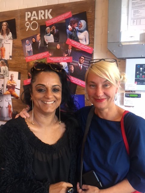 A belated thank you to  Suzanne from  @allchangearts and team f&amp;  girls from B Creative for the amazing poetry last Saturday  inpired by #Faceless <a href="/ParkTheatre/">Park Theatre</a>
