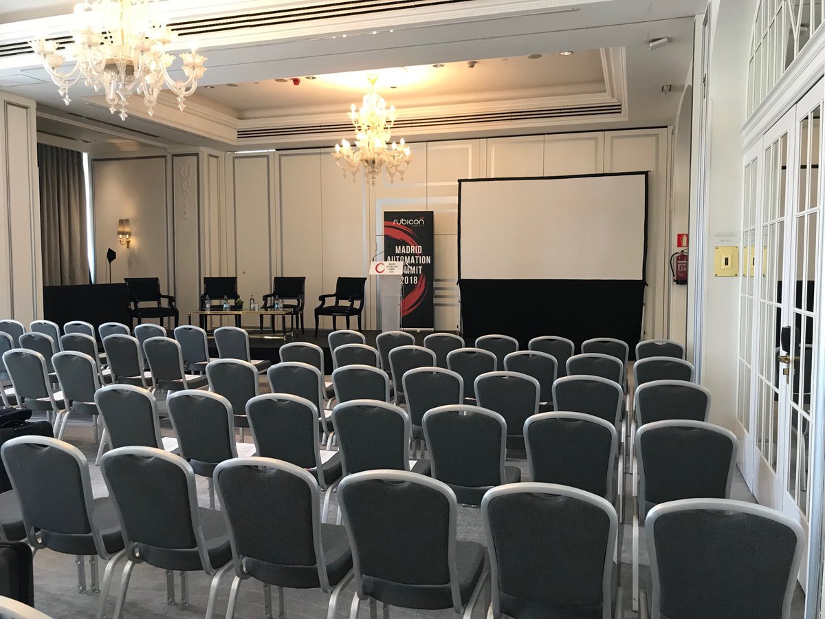 jamescbrown76's tweet photo. Almost ready to go! Madrid Automation Summit 2018 #rubiconproject @RubiconProject #growingtheproject https://t.co/LDff5esu0I