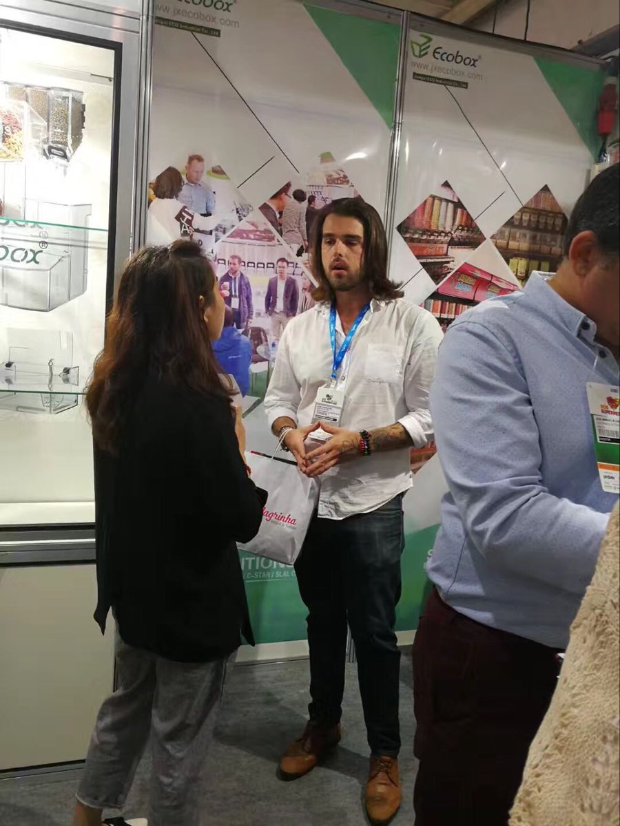 andie_huang123's tweet photo. Share our some pictures from our APAS retail show of Brazil.
Ecobox---bulk food bins(gravity bin and scoop bin)
#bulkfoodbin
#retailshow
#APASshow
#gravitybin https://t.co/CE6tLkG5Gq