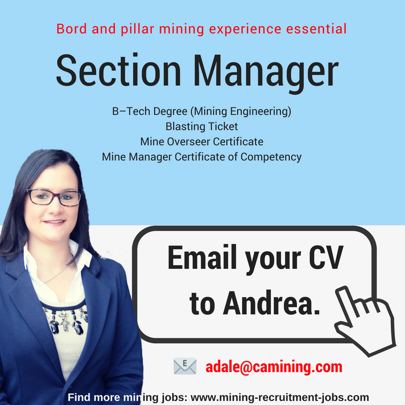 CAGlobal_Jobs's tweet photo. Section Manager job in South Africa! **Bord & Pillar Mining Experience is essential!**
APPLY HERE: https://t.co/YXGFUSPrUg
#mining #miningjobs #jobs #caglobal #camining #sectionmnager #bordandpillar #blasting #mineoverseer #miningengineering #minemanager #minemanagercertificate https://t.co/8QfJO2Gtof