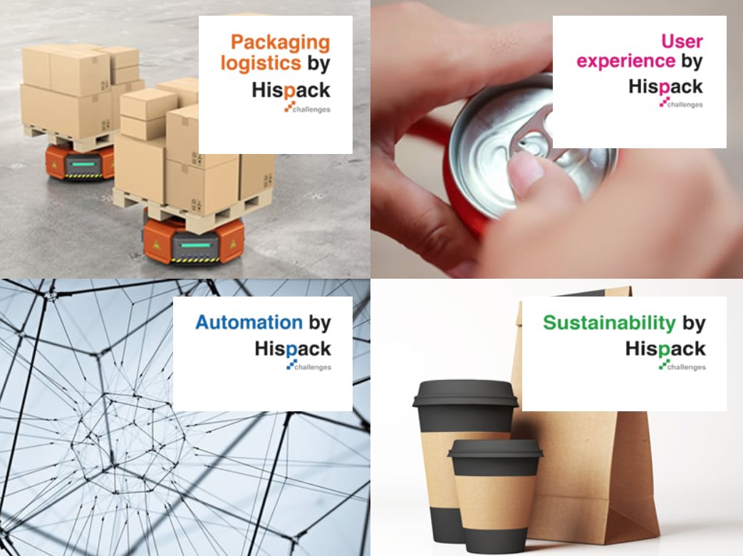 Hispackbcn's tweet photo. Sostenibilidad, logística, experiencia de usuario y automatización, en #Hispack. Consulta la agenda de los #HispackChallenges de hoy. https://t.co/7VSf09r2dO #Hispack18 https://t.co/VUFFjUMy11