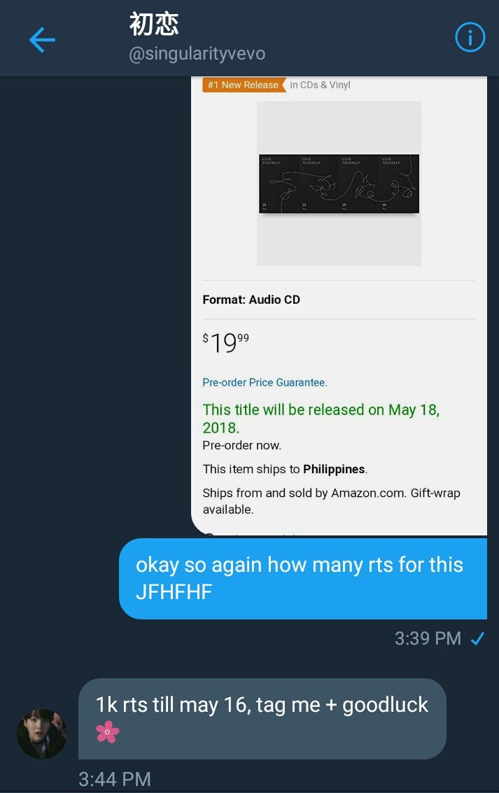 raplinesoty's tweet photo. HELLO THIS IS MY FIRST RT DEAL AND PLEASE HELP ME GET 1K RTS FOR ONE LY: TEAR ALBUM SINCE MY BROKE ASS CANT BUY ONE
-ILL DO RTXRT JUST REPLY BELOW
THANK YOU @singularityvevo 💞 https://t.co/xnUskF91ZV