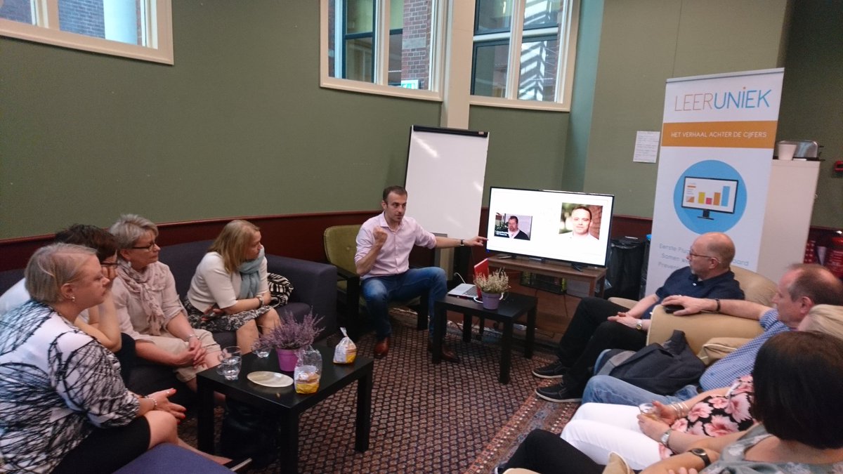 We are visiting <a href="/Leeruniek/">Leeruniek</a> with 8 people from #Finland who want to learn about #edtech