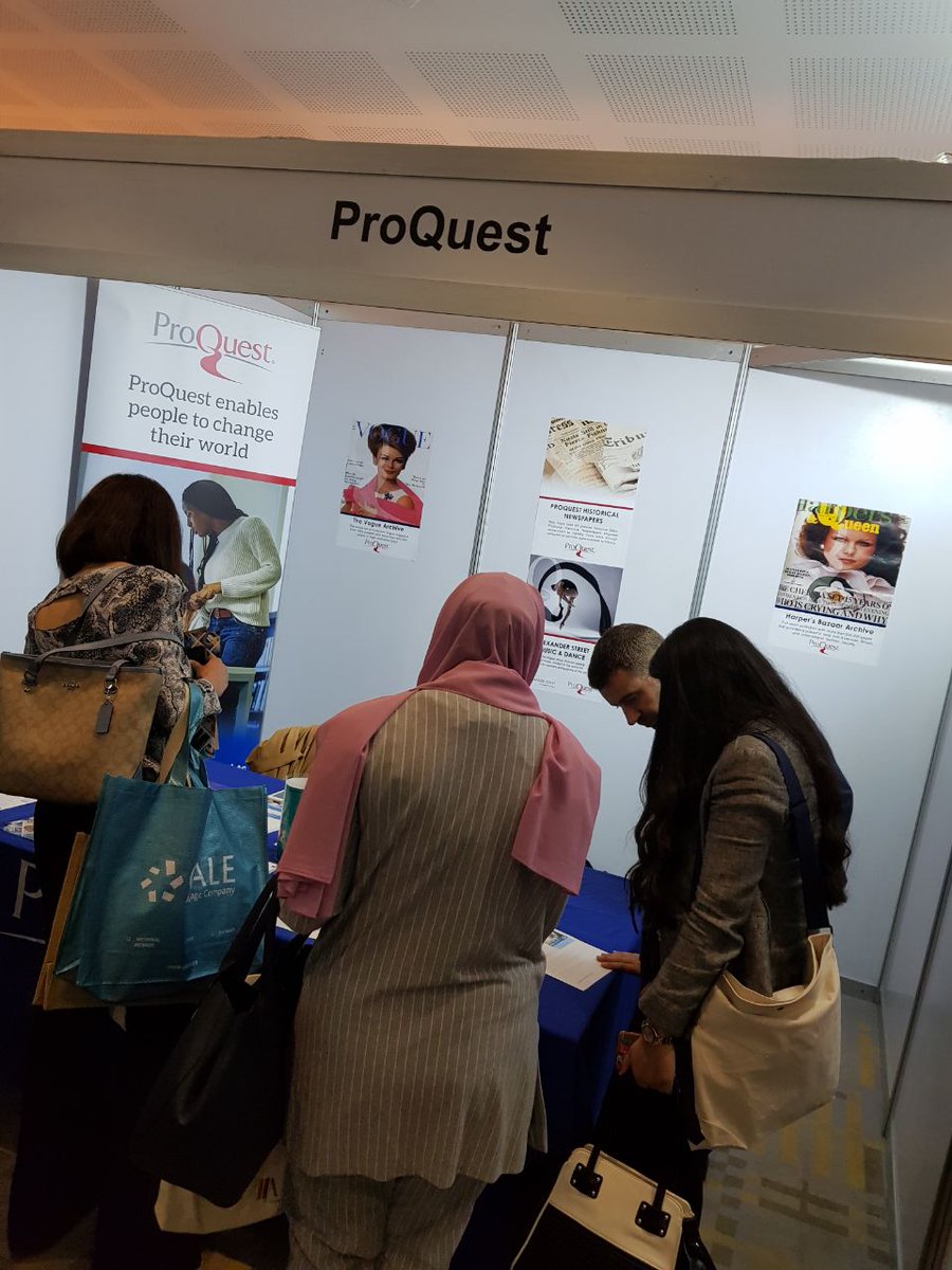 ProQuestMEA's tweet photo. Meet us in Lebanon during  #LLA_conference #LLA_4th_Conf @ stand G6 https://t.co/JlGqVMFvWD