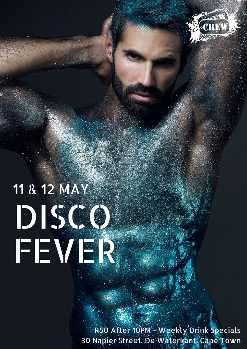 CrewBarCT's tweet photo. We've got Disco Fever! Join us this weekend at Crew, and get ready to move and groove all night long... Dust off your steamiest, tightest party pants and gather the troops. It's going to be all kinds of sparkly fun. We can't wait to see you all on Friday. :) https://t.co/SVQwxLblGa