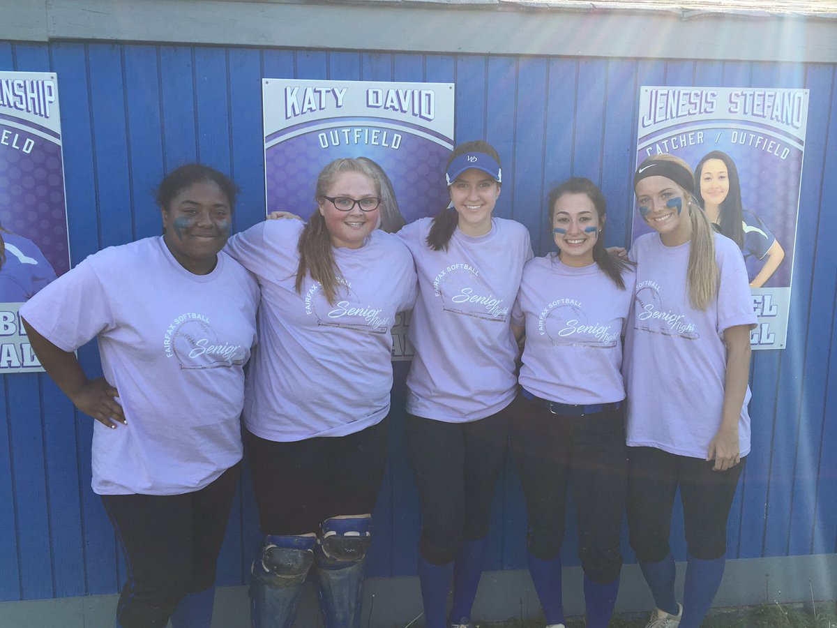 It was a great evening to salute these seniors. Thank you for your commitment to FHS softball! #fhsproud <a href="/FHSRebels2018/">FHS Class Of 2018</a> <a href="/WEAREfairfax/">Fairfax Athletics</a>
