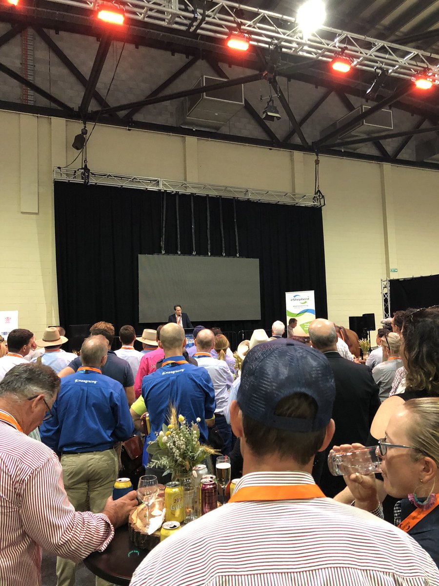 Falla_maggie's tweet photo. Hon Tim Fischer presenting on eShepherd @agersens_aus ‘Exploring the frontiers of virtual fencing’ Glad to be representing UNE at this event. @ERS_UNE @SMARTFarmUNE #farmofthefuture https://t.co/OqckoY6bfT