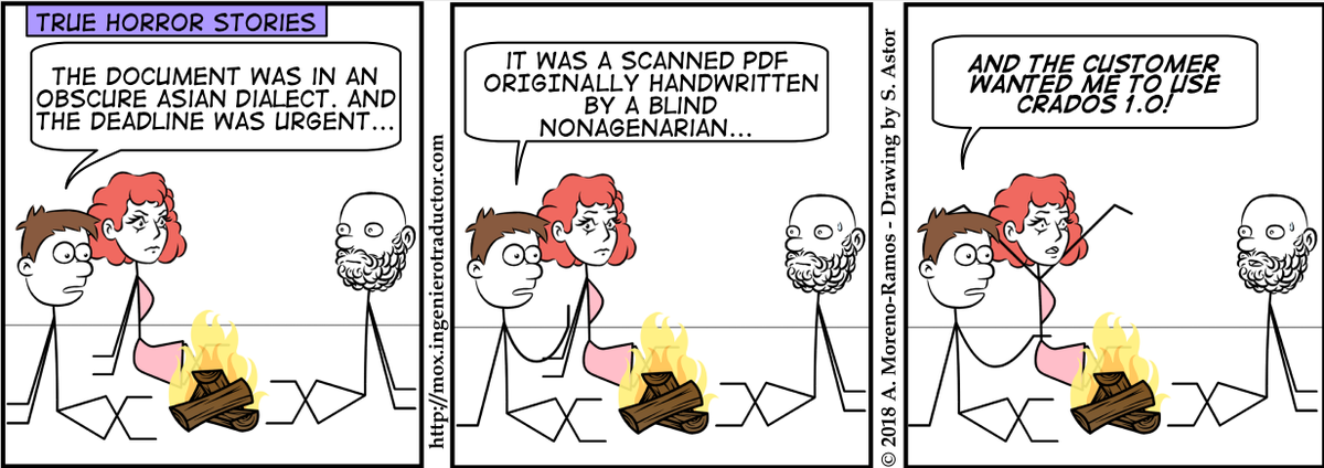 Mox_Translator's tweet image. What is your worst experience as a translator? (I)