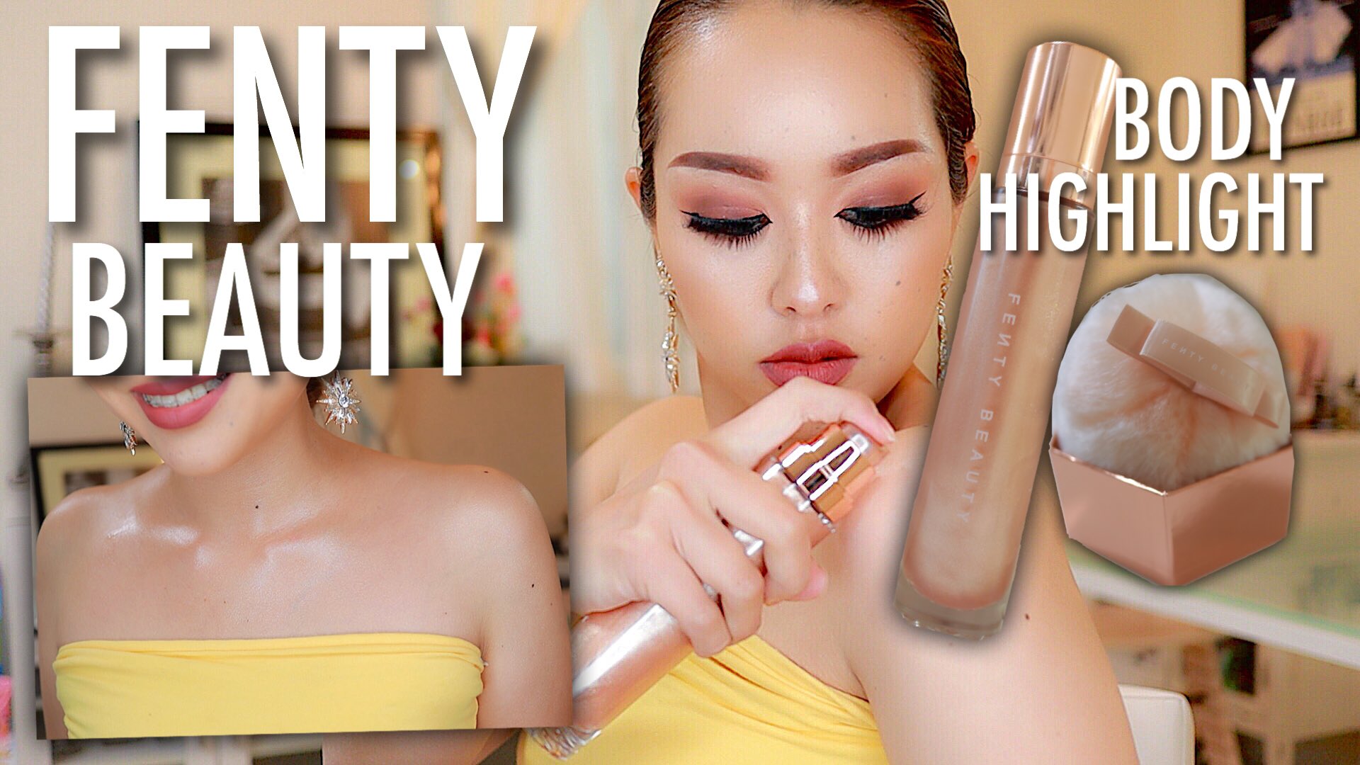 アイボリー×レッド Fenty Beauty ボディハイライト リアーナ - 通販