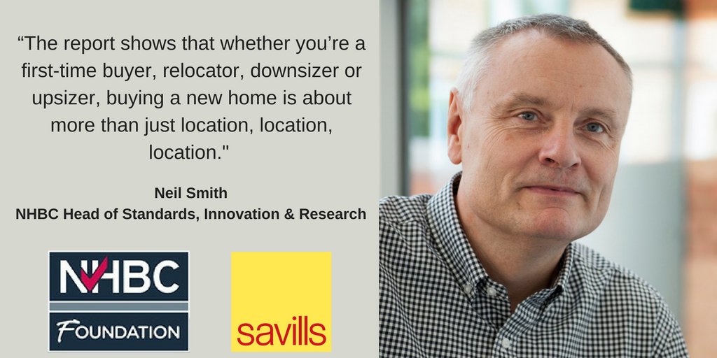 NHBC's tweet photo. The latest NHBC Foundation report found that new home buyers are choosing new-build homes because they meet a range of priorities which go well beyond the traditional focus on location. https://t.co/6wabFytEHM https://t.co/zmoa9JWdI8