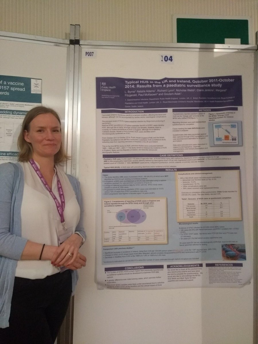 ClaireJenkins2's tweet photo. #vtec2018 @cunningbyrne presents data from the most recent typical HUS UK surveillance study https://t.co/htl7adPixP