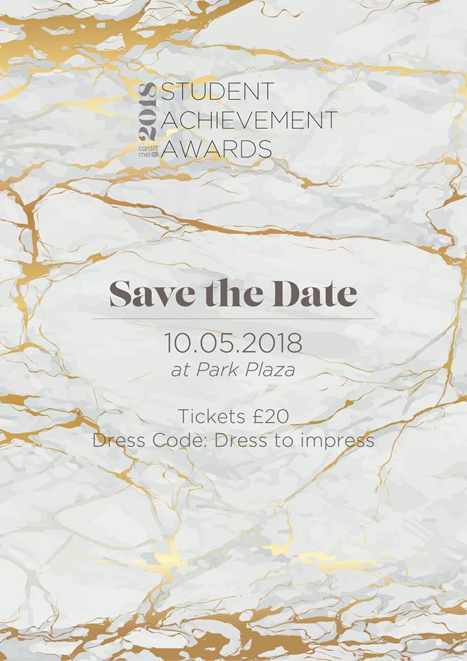 KevMetSocieties's tweet photo. Student Achievement Awards! THURSDAY 10TH May 
Tickets available https://t.co/eOLAy1b9Jo 
until 3pm TODAY, get them before they're gone! 
£20 - 3 Course Meal - Arrival Drink - Park Plaza Cardiff https://t.co/PdYHT6FiSZ