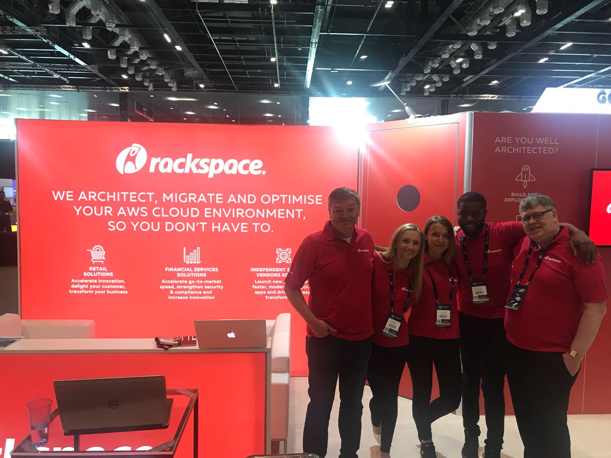 Rackspace_EMEA's tweet photo. Stop by Stand G6 at #AWSSummit2018 for a free 1-2-1 with our #cloud experts. https://t.co/9PHAHJ68Ru