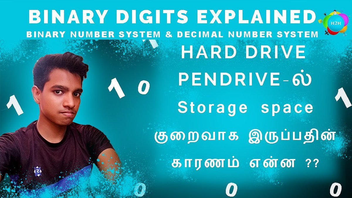 H2HTECH's tweet image. Binary explained in தமிழ்
youtu.be/Du8bc250fJc
Binary Number system