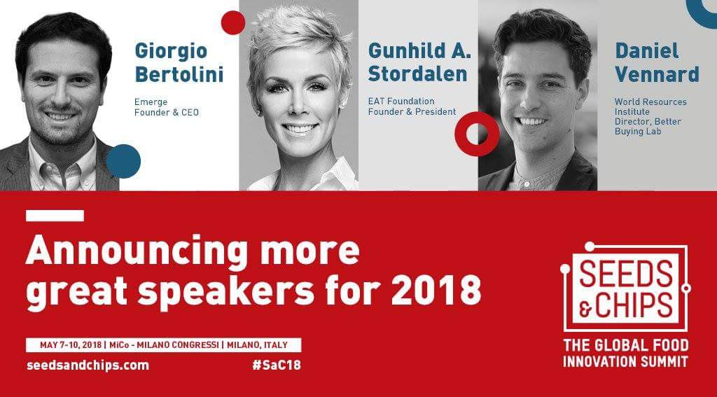 emerge___'s tweet photo. Our Ceo @BertoliniGio with @G_stordalen and @venoir @SEEDSandCHIPS !
#FutureHall #Emerge #GoodFoodMarket #SaC18 #startup #millenials https://t.co/uJjzika2ar