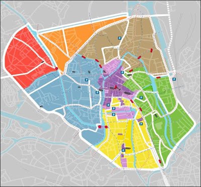 A Gand, en seulement 1 an:
▶️vélo +25%
▶️Transport public +8%
▶️Voiture -12% à l'heure de pointe
Stratégie mise en place : ville divisée en 6 districts. Aucune liaison automobile ne permet de passer d'un district à l'autre (il faut prendre le périph)
copenhagenize.com/2018/04/ghent-…
