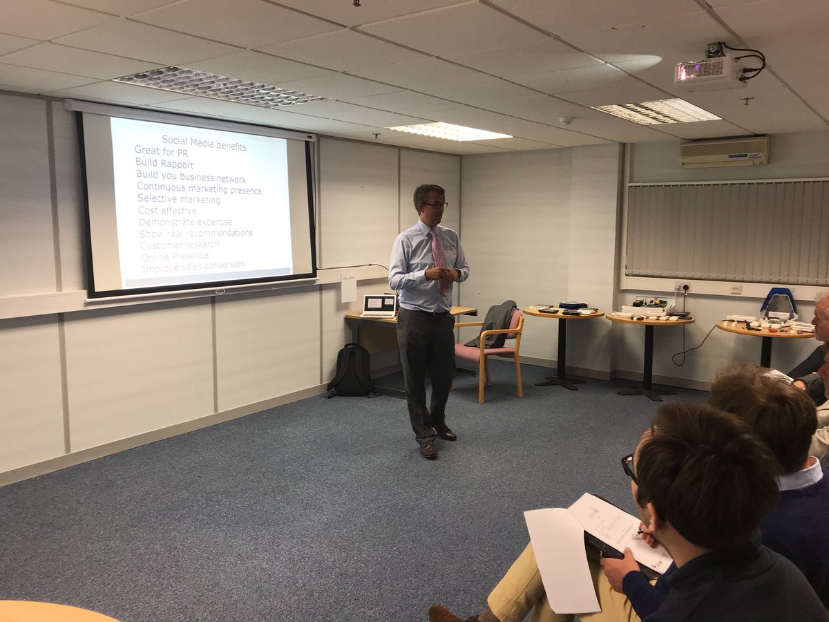 SSAIB's tweet photo. The benefits of social media in business is next on the agenda for Alistair.
Given the amount of benefits there are, he could be spending a while on this topic!
#NorthRM #SSAIB #Security #FireSafety #MannedServices @OrisecLtd @BTGroup @GleaveMedia @alpenwest https://t.co/pWMeIMWaOx