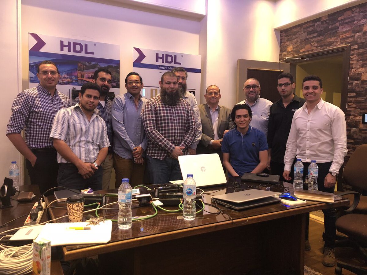 HDL_Automation's tweet photo. HDL’s #Egyptian distributor @En-Tech just completed another #Buspro #automation training course! #smarthome #efficiency #KNX https://t.co/QAp1gUzoYB