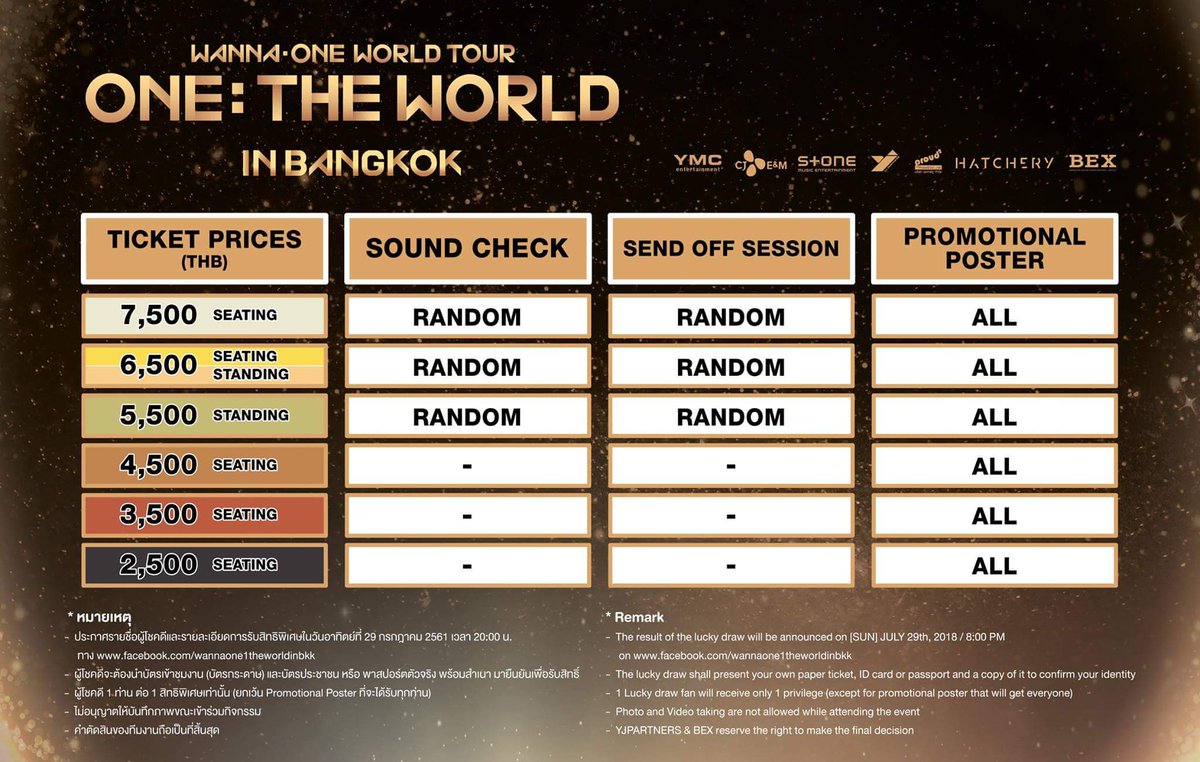 WANNAONEticket's tweet photo. รายละเอียดสำหรับ Wanna One World Tour <ONE : THE WORLD> in Bangkok
วันที่แสดง : เสาร์ 4 สิงหา 18.00 น. &amp; อาทิตย์ 5 สิงหา 17.00 น.
สถานที่ : อิมแพค อารีน่า เมืองทองธานี
#WANNAONE #워너원
#WannaOneWorldTour
#Wannaone1TheWorldInBKK
#Wannaone1stCONCERTINBKK https://t.co/uKYGU6XT5o