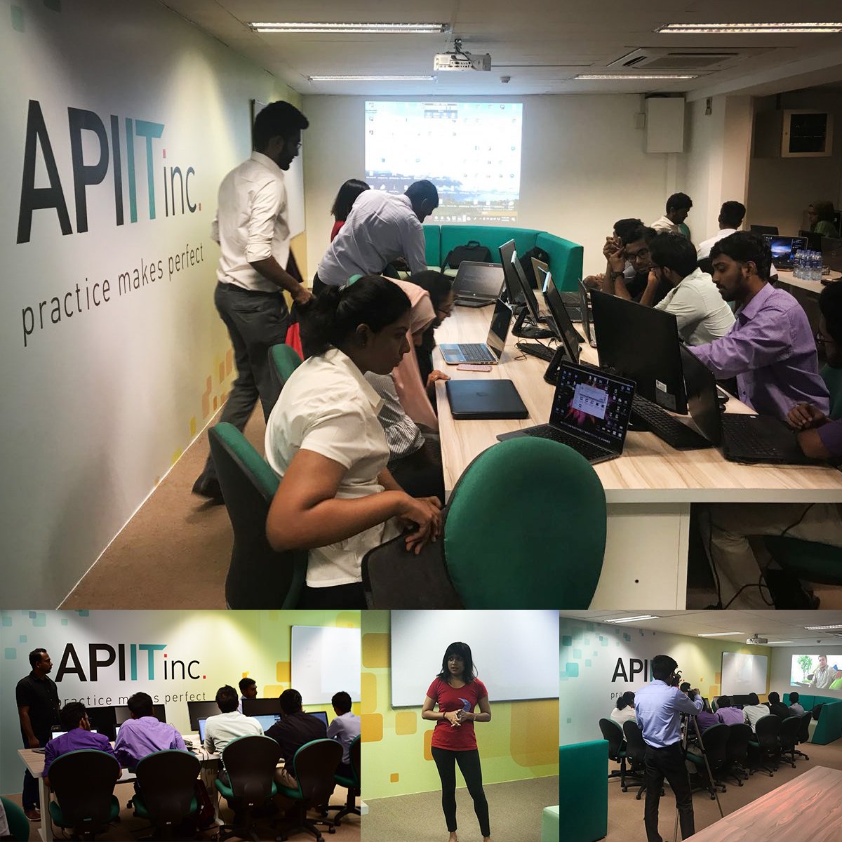 Netstarter_SL's tweet photo. @netstarter_sl conducting a special Front-end development training at @APIITsl today! #knowledgesharing #csstraining #CSS #CSS3 #frontenddevelopment #HTML https://t.co/2xJxUg3SFY
