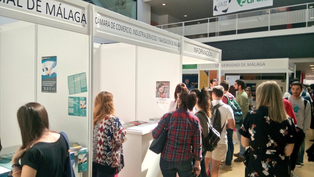 Ya puedes visitar en <a href="/IndustrialesUMA/">Escuela de Ingenierías Industriales UMA</a> la Feria de #Empleo. ¡Aquí te esperan multitud de empresas que buscan tu perfil! #FeriaEmpleoUMA #Málaga