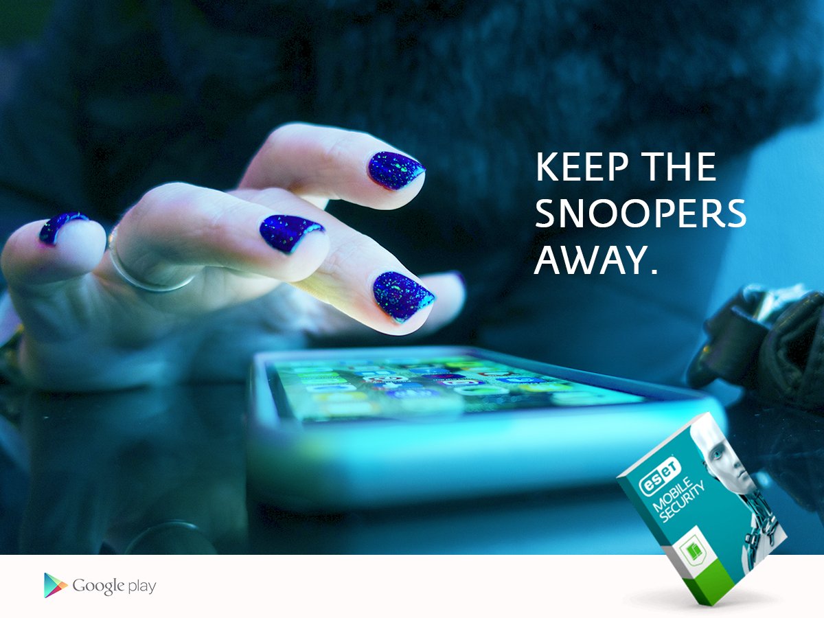 ESET_EA's tweet image. Personal information is meant to be just that - personal. Lock your apps with ESET Mobile Security. It's #AndroidWeek! New customers get 50% off their app download on Google Play #ESETMobileSecurity