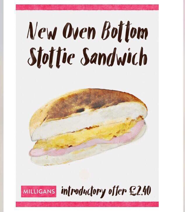 MilligansBakery's tweet image. Turn that mid-week-frown-upside-down with a Milligan's #Stottie Sandwich 😍😍😍 #localbread #freshtoday #stottielove #milligans #mymilligans #HumpDay