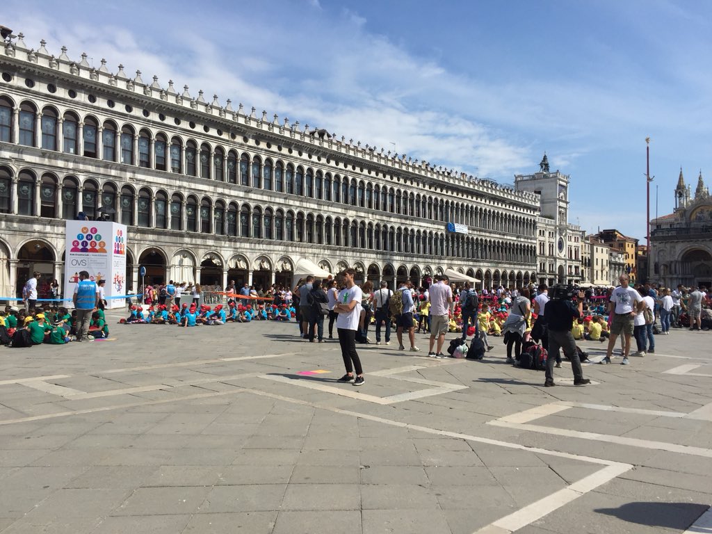 Waiting for We The Kids! #KidsCreativeLab #OVS #PeggyGuggenheimCollection #MarinellaSenatore #EnjoyRespectVenezia